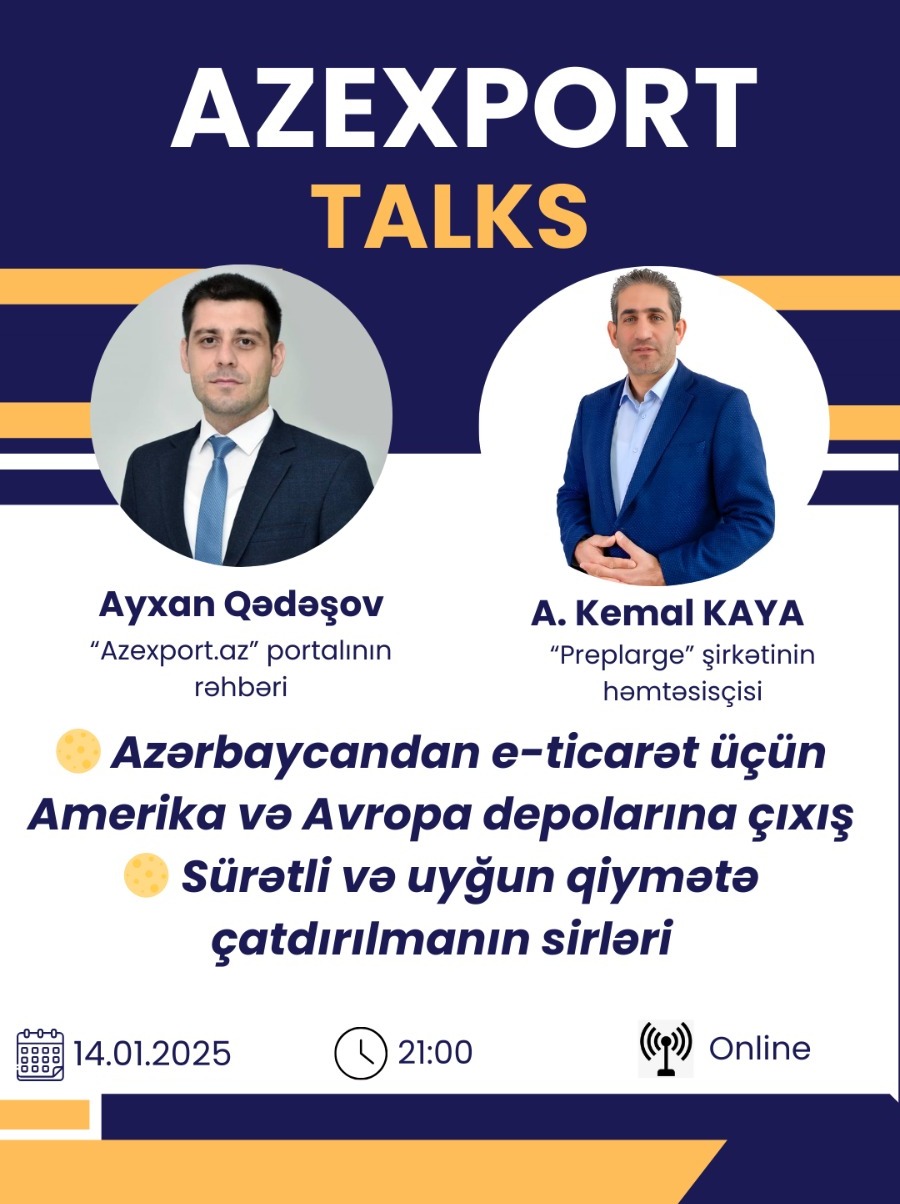 “Azexport” portalı “Azexport Talks” layihəsinə start verir